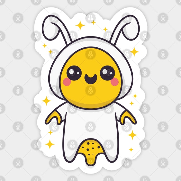 Cute Boo Ghost Bee Sticker by JS Arts